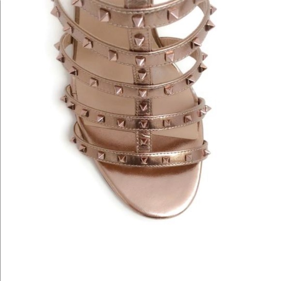 Valentino Rock Stud Cage Sandals - Picture 4 of 11